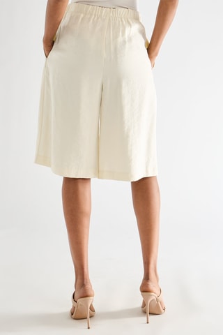Pantalon wide legs - Ivoire