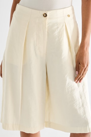 Pantalon wide legs - Ivoire