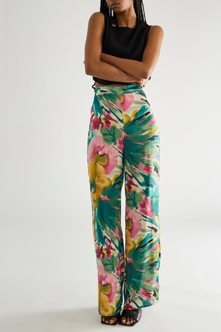 Pantalon palazzo - Fuchsia