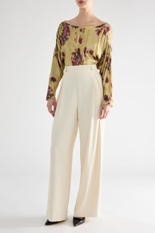 Pantalon wide legs - Beige
