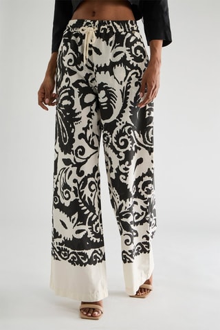 Pantalon taille haute - Noir