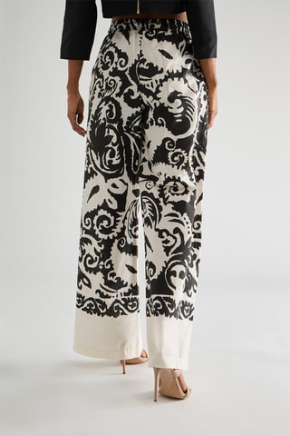 Pantalon taille haute - Noir