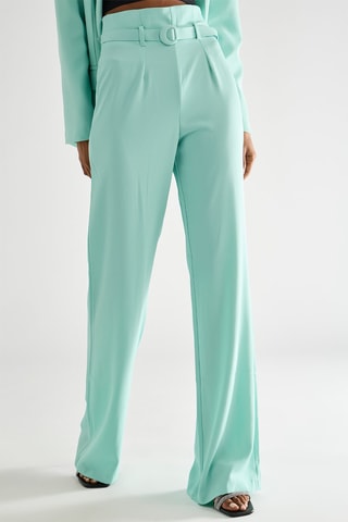 Pantalon taille haute - Vert d'eau