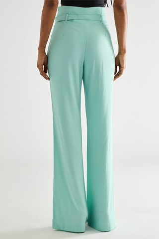 Pantalon taille haute - Vert d'eau