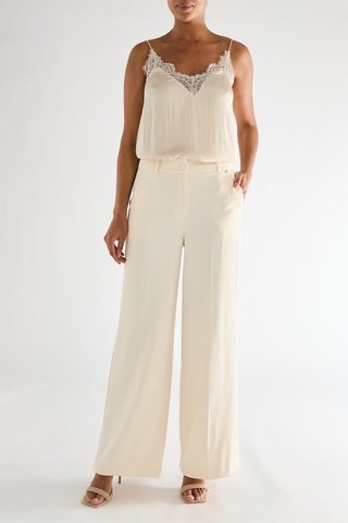 Pantalon palazzo - Ivoire