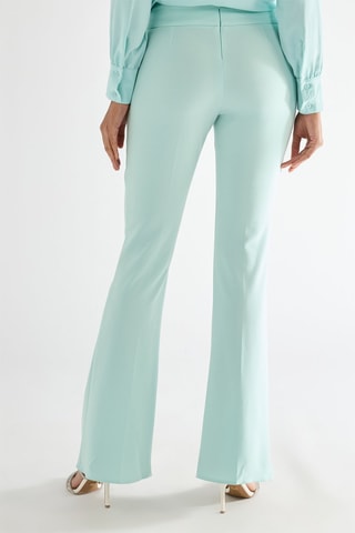 Pantalon flare - Vert d'eau
