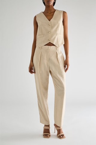 Pantalon en lin - Beige