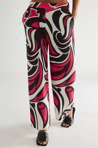 Pantalon wide legs - Fuchsia