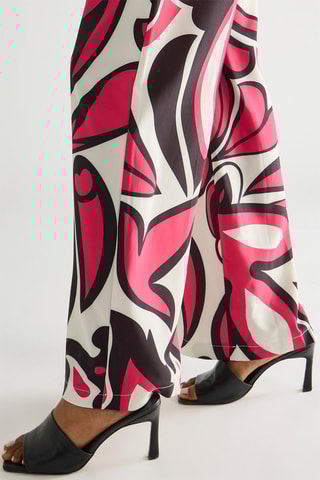 Pantalon wide legs - Fuchsia