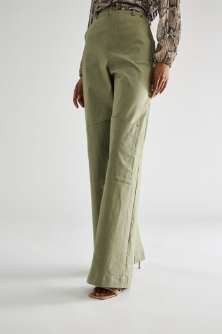 Pantalon wide legs - Vert
