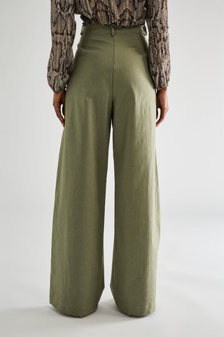 Pantalon wide legs - Vert