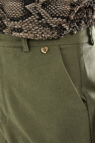 Pantalon wide legs - Vert