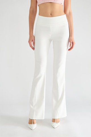 Pantalon flare - Blanc