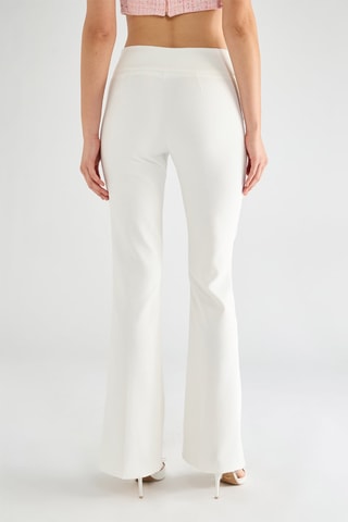 Pantalon flare - Blanc