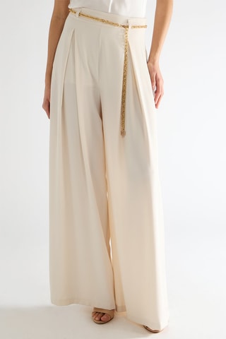 Pantalon palazzo - Beige