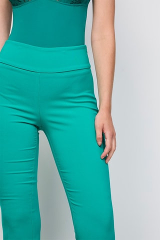 Pantalon taille haute - Vert
