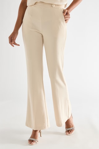 Pantalon flare - Beige