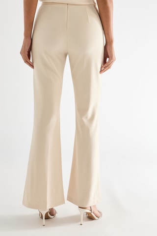 Pantalon flare - Beige
