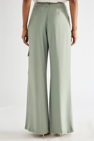 Pantalon palazzo - Vert