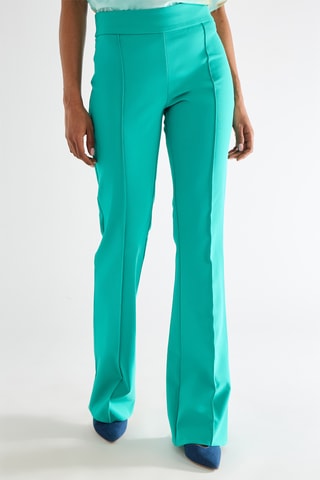 Pantalon flare - Turquoise