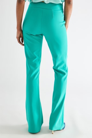 Pantalon flare - Turquoise