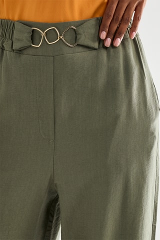 Pantalon carotte - Vert