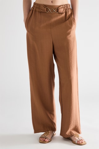 Pantalon carotte - Marron