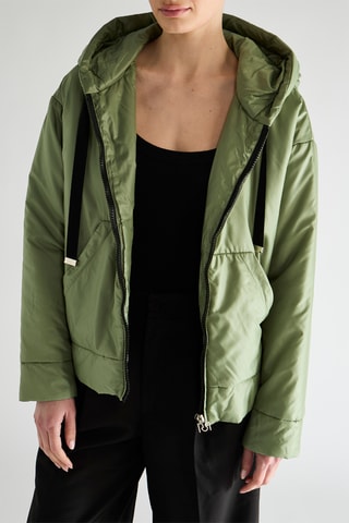 Veste à capuche - Vert
