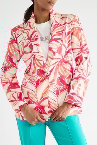 Veste - Corail et blanc