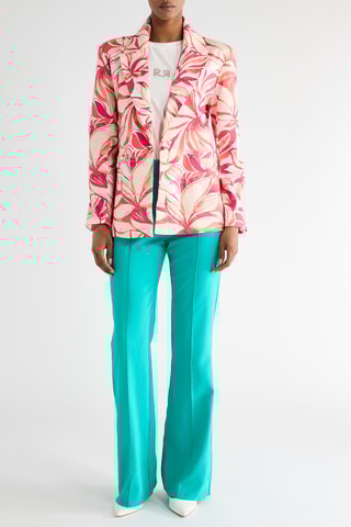 Veste - Corail et blanc