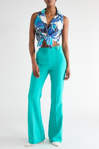 Top sans manches - Bleu