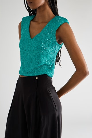 Top  - Turquoise