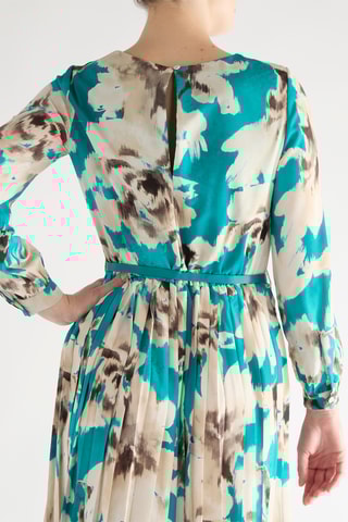Robe plissée - Vert