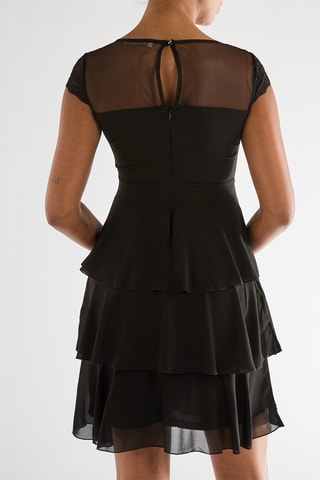 Robe volantée - Noir