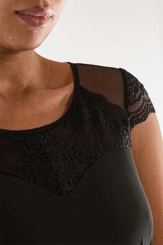 Robe volantée - Noir