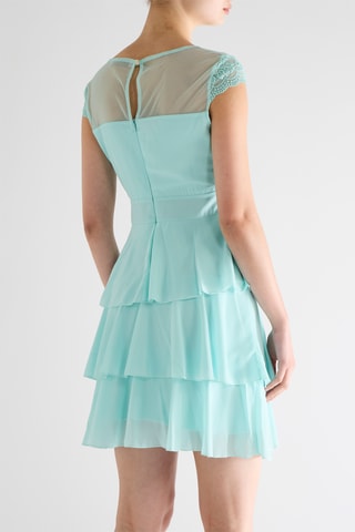Robe volantée - Vert d'eau
