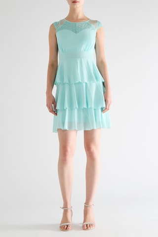 Robe volantée - Vert d'eau