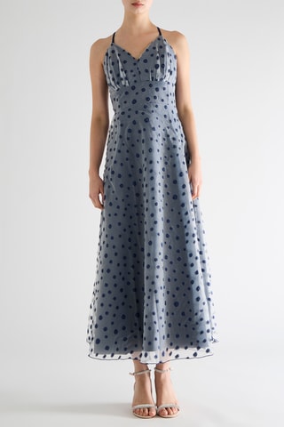 Robe longue - Bleu marine
