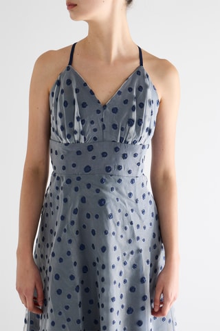Robe longue - Bleu marine