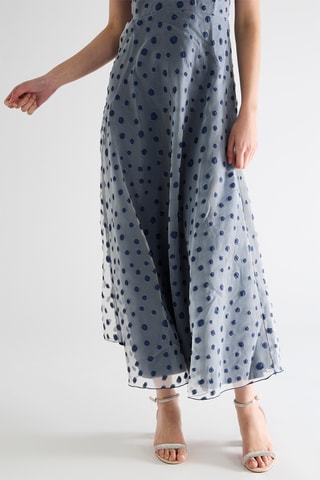 Robe longue - Bleu marine