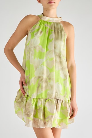 Robe patineuse - Vert citron