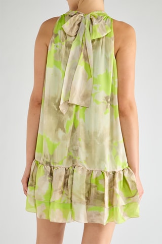 Robe patineuse - Vert citron