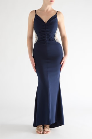 Robe longue - Bleu