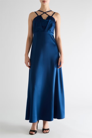 Robe longue - Bleu marine