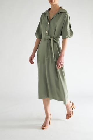 Robe droite - Vert