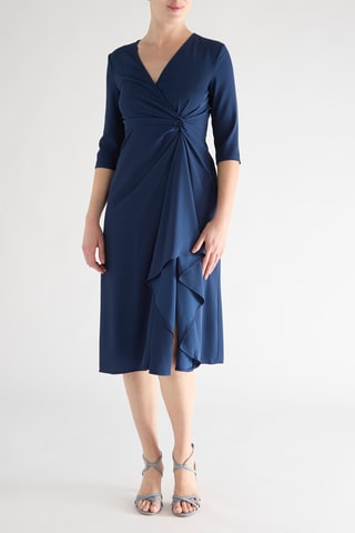Robe nouée - Bleu