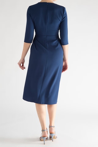 Robe nouée - Bleu