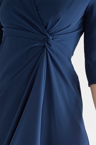 Robe nouée - Bleu