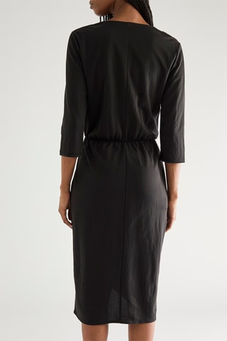 Robe portefeuille - Noir