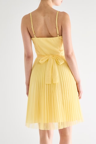 Robe plissée - Jaune